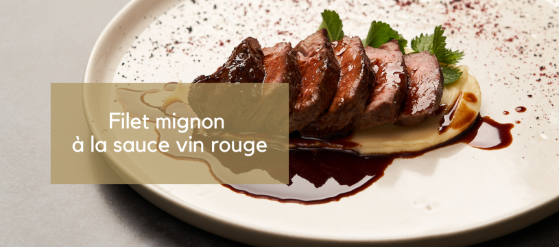 Filet mignon de porc à la sauce vin rouge | Groupe Cavavin